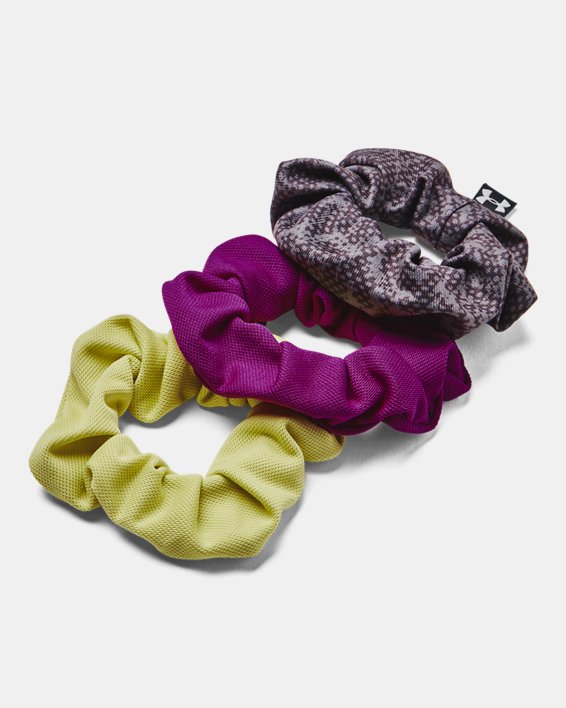Women's UA Blitzing Scrunchie 3-Pack in Gray image number 0